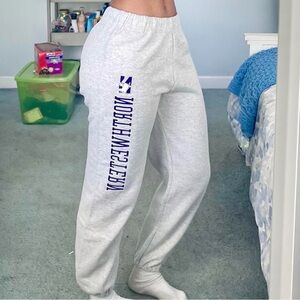 Gray Northwestern Sweatpants
